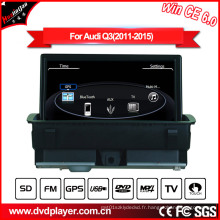 Lecteur DVD Windows Ce Car pour Audi Q3 Lecteur DVD Bluetooth et iPod Hualingan